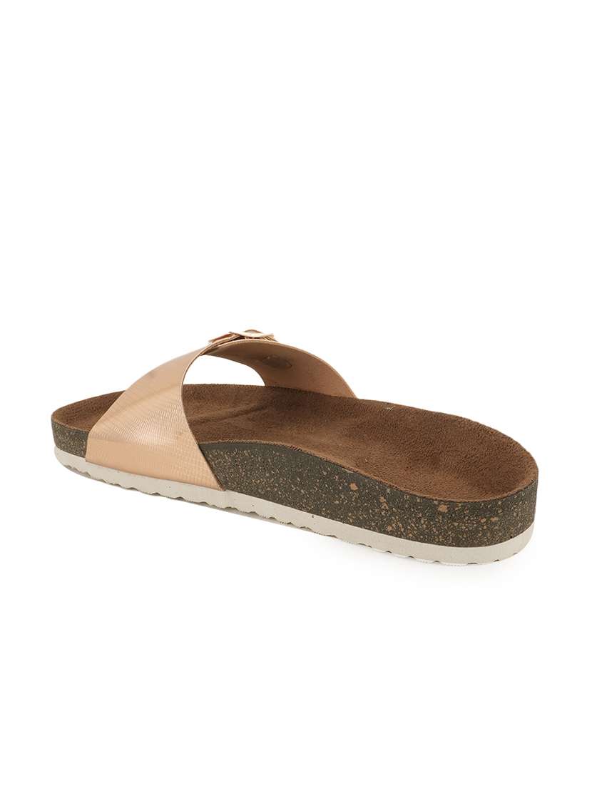 women solid slip on flat sandal - 22341482 -  Standard Image - 3