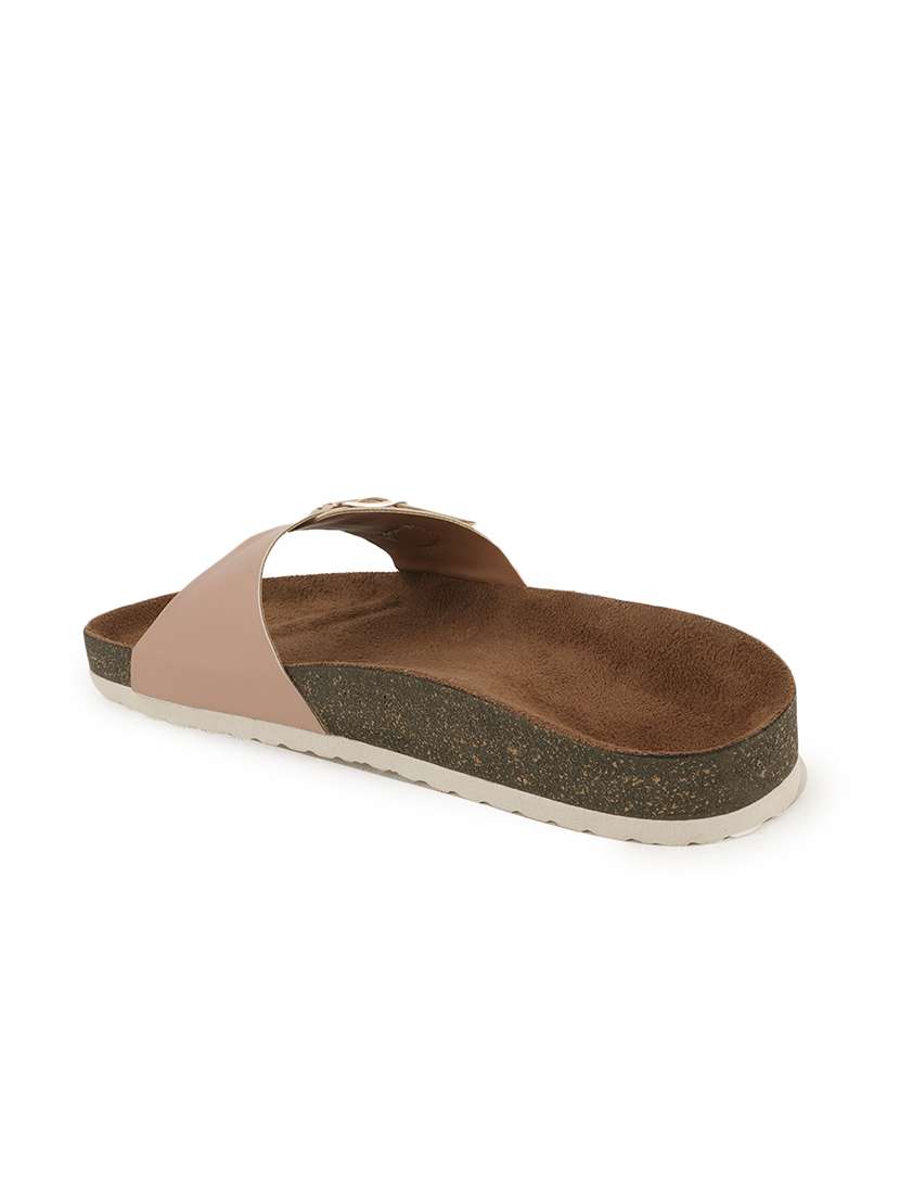 Women Solid Slip On Flat Sandal - 22341484 -  Standard Image - 3
