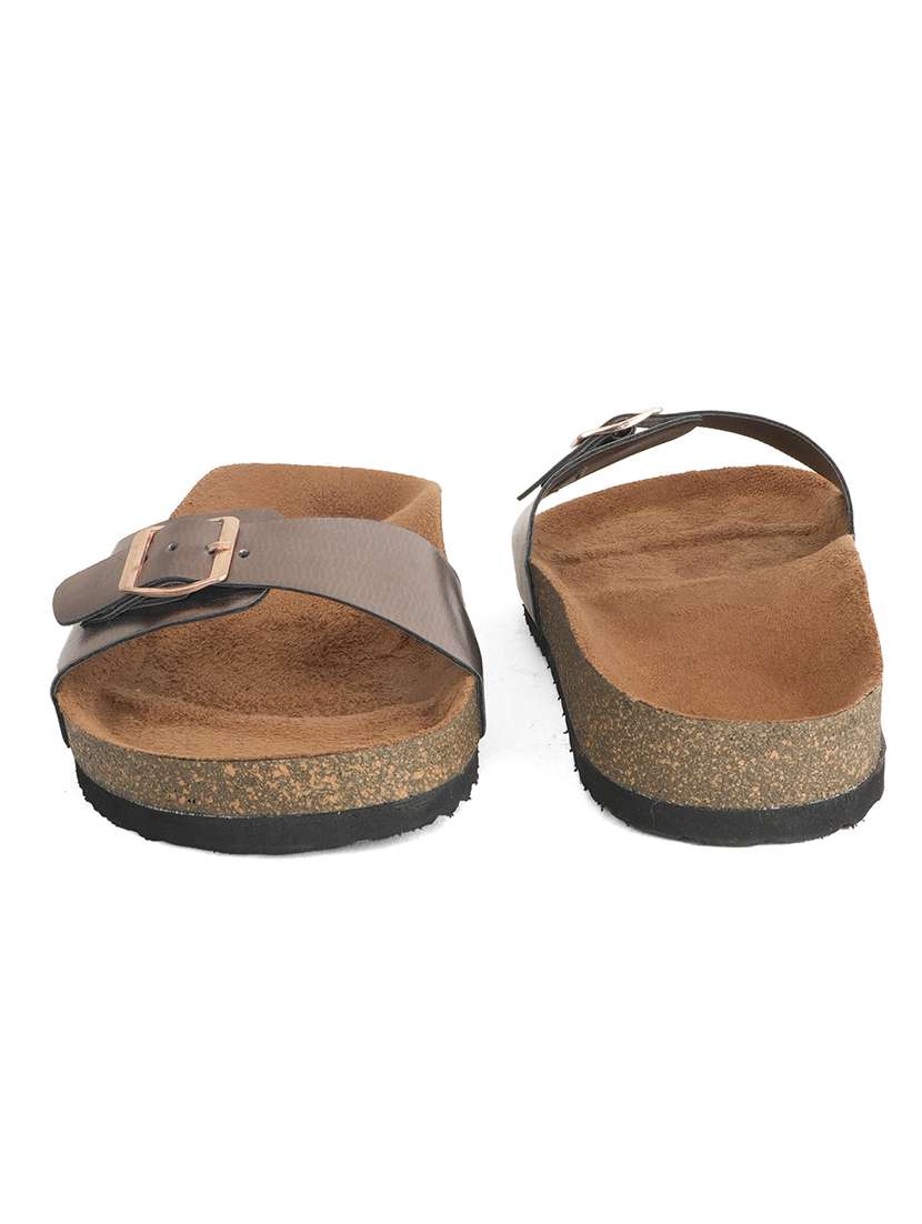 women solid slip on flat sandal - 22341491 -  Standard Image - 3