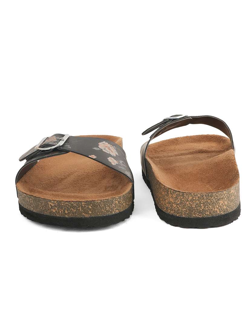 Women Printed Slip On Flat Sandal - 22341493 -  Standard Image - 3