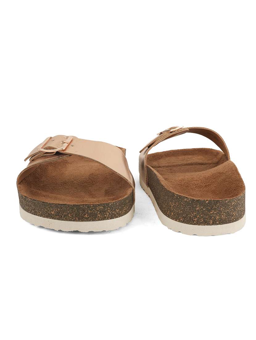 women solid slip on flat sandal - 22341494 -  Standard Image - 3