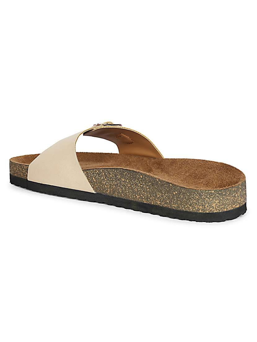 women solid slip on flat sandal - 22341513 -  Standard Image - 3