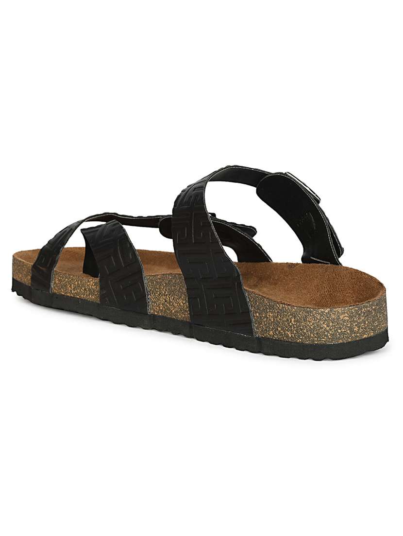 women solid slip on flat sandal - 22341514 -  Standard Image - 3
