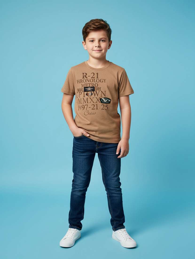 boys printed short sleeve t-shirt