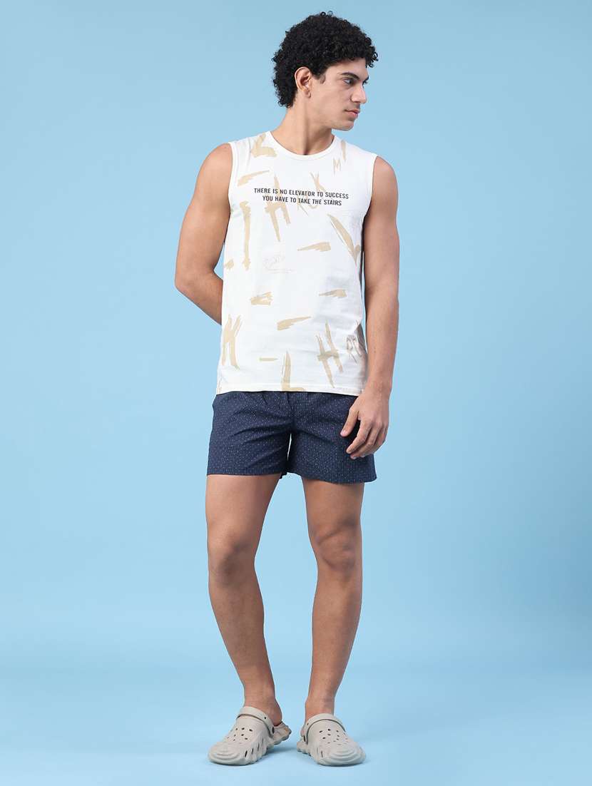 men printed mid rise loungewear boxer - 22341580 -  Standard Image - 5