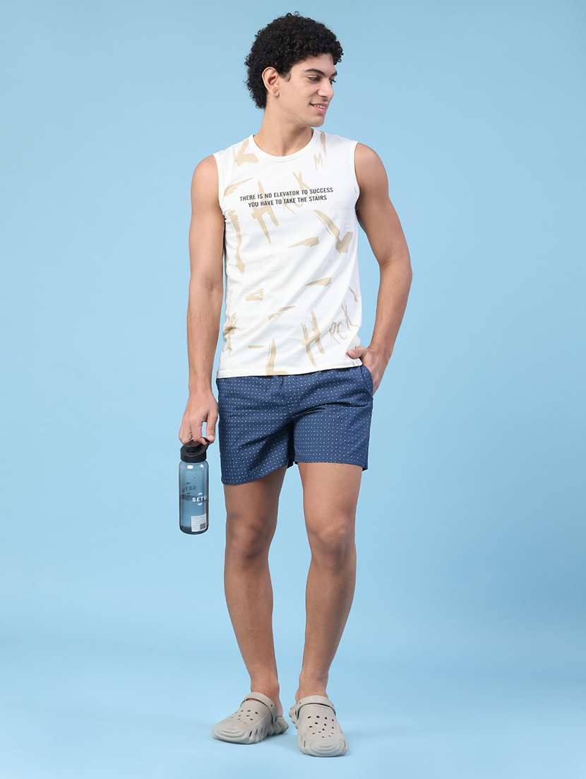 men printed mid rise loungewear boxer - 22341581 -  Standard Image - 5