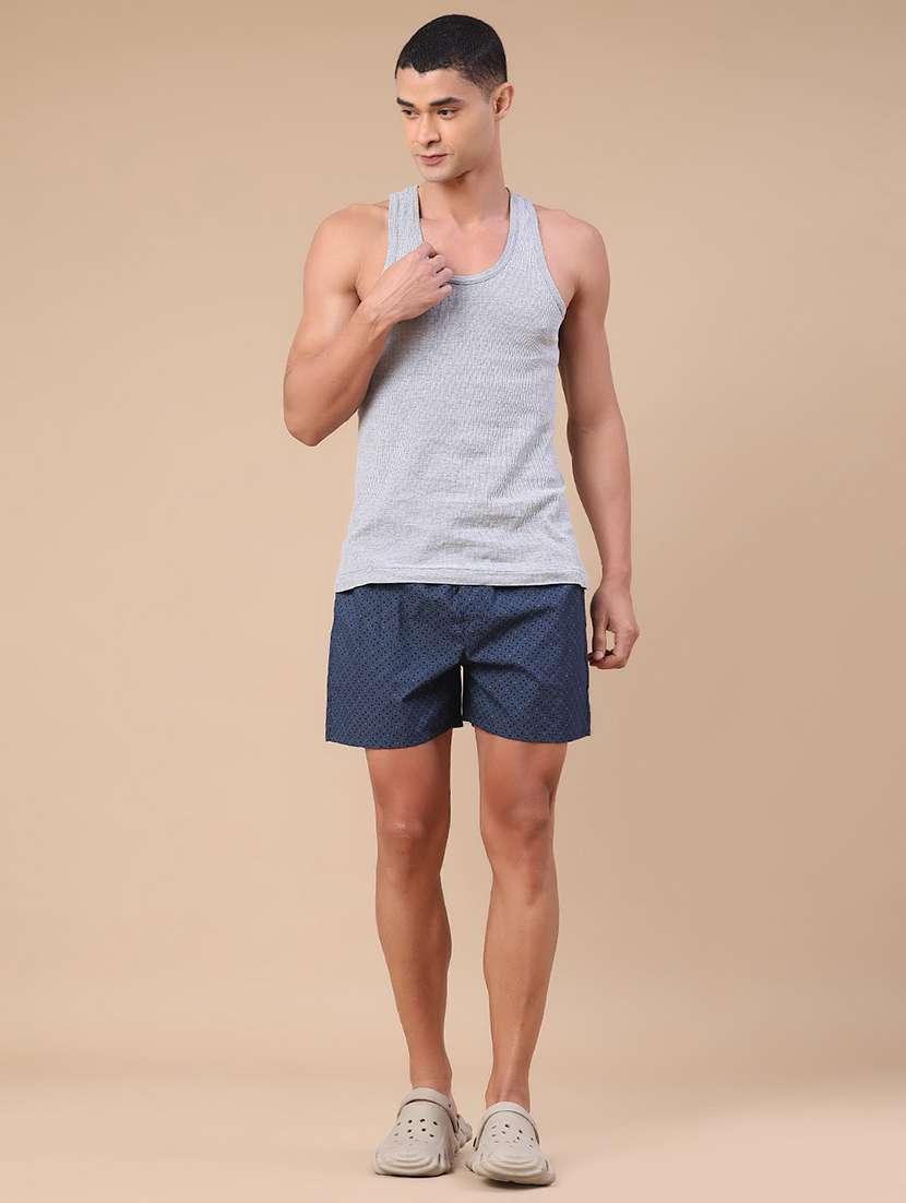 men printed mid rise loungewear boxer - 22341582 -  Standard Image - 5