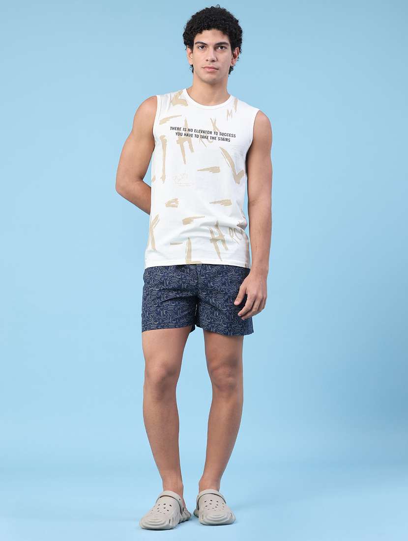 men printed mid rise loungewear boxer - 22341586 -  Standard Image - 5