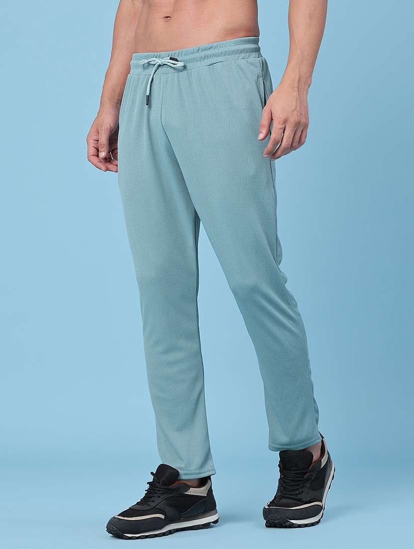 men solid mid rise track pant - 22341678 -  Standard Image - 3