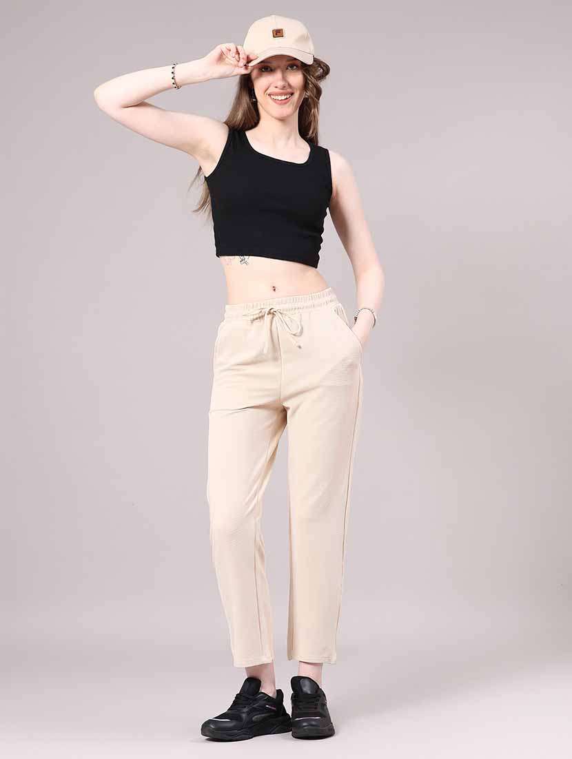 women self design mid rise track pant - 22341778 -  Standard Image - 5