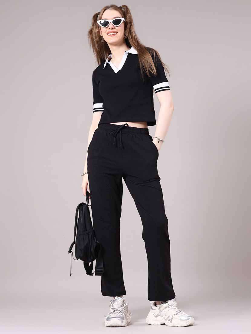 women self design mid rise track pant - 22341779 -  Standard Image - 5