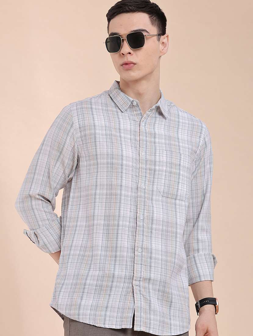 multi colored cotton casual shirt