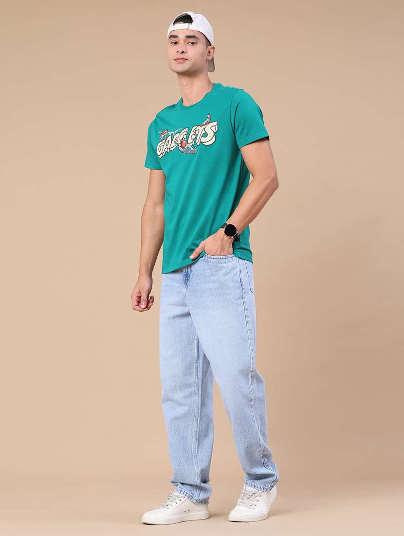 men washed mid rise full length relaxed fit jeans - 22341871 -  Standard Image - 5