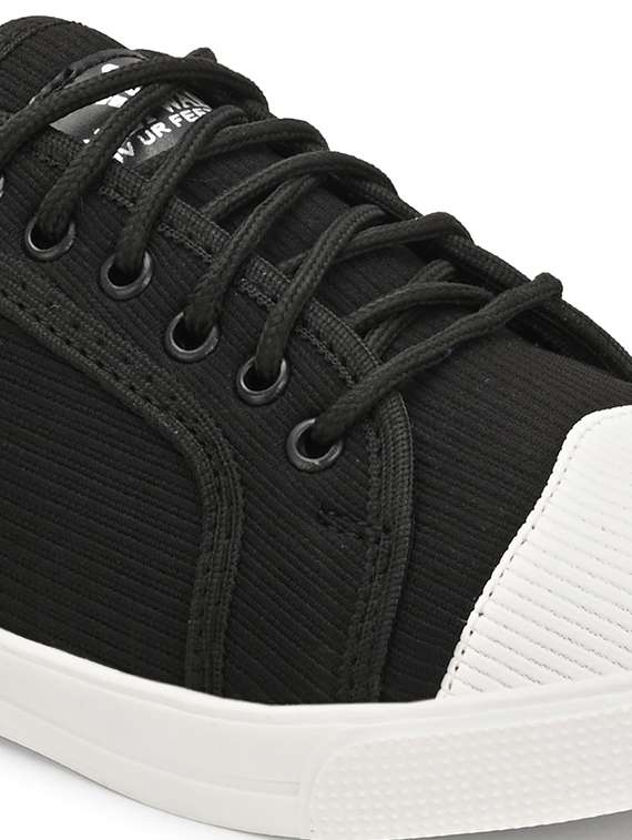 women solid lace-up sneaker - 22341993 -  Standard Image - 5