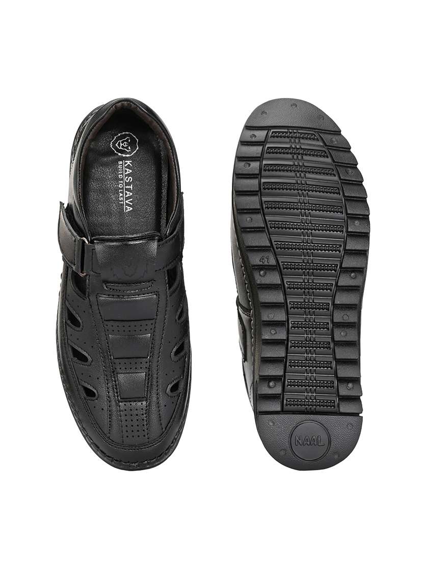 men solid fisherman sandal - 22342122 -  Standard Image - 3