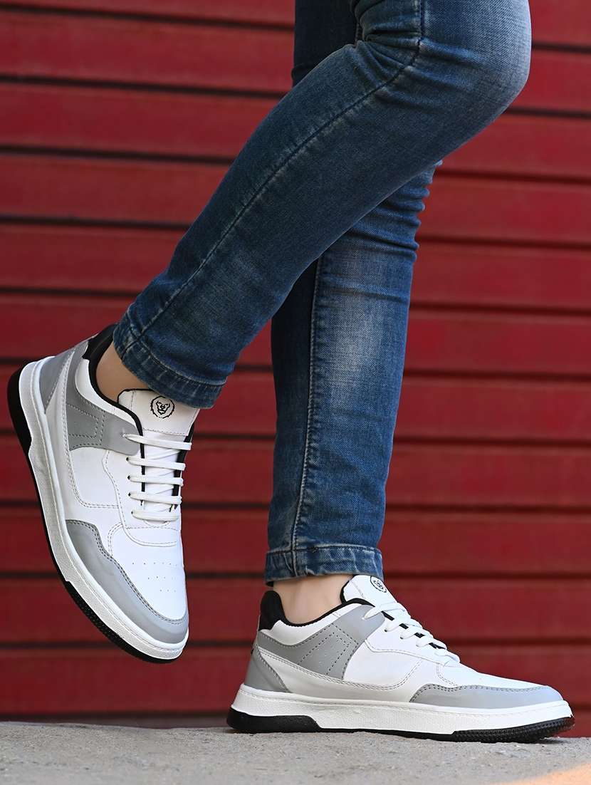 men color block lace up sneaker - 22342135 -  Standard Image - 5