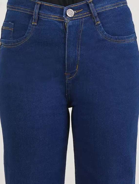 women solid high rise relaxed jean - 22342540 -  Standard Image - 3