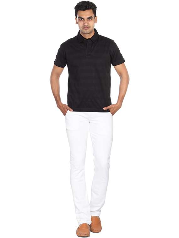 men plain mid rise full length jeans - 22342973 -  Standard Image - 3