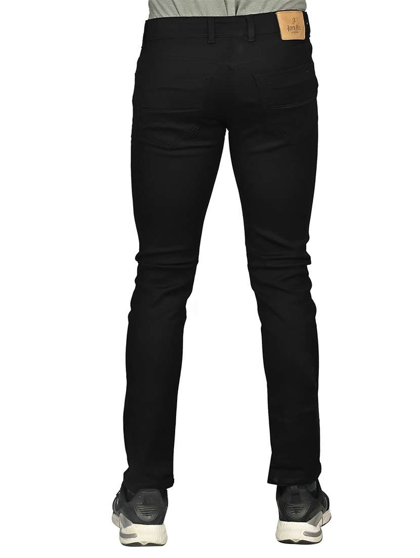men plain mid rise full length jeans - 22343089 -  Standard Image - 3