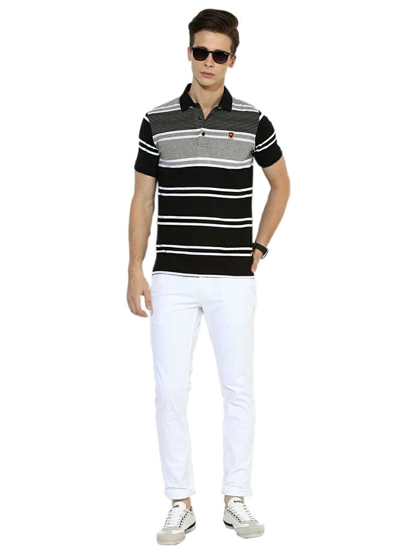 men solid mid rise slim fit jeans  - 22343528 -  Standard Image - 3