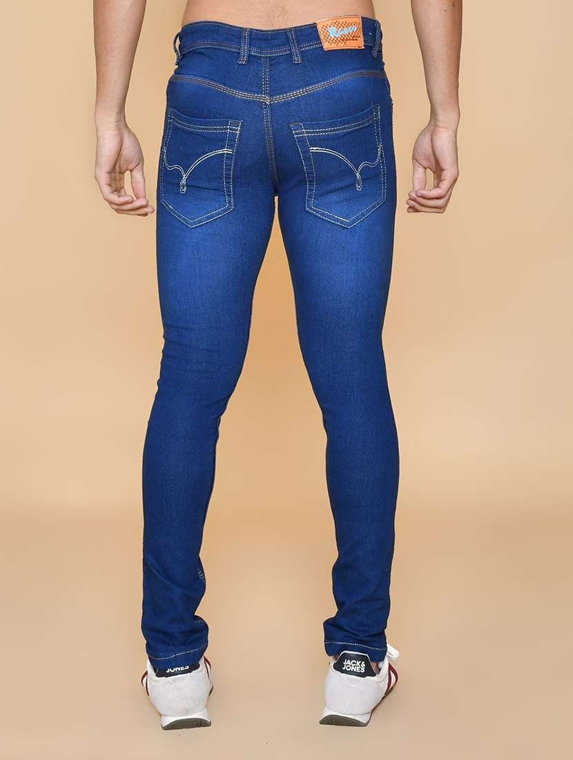 men washed mid rise full length jeans - 22343656 -  Standard Image - 3