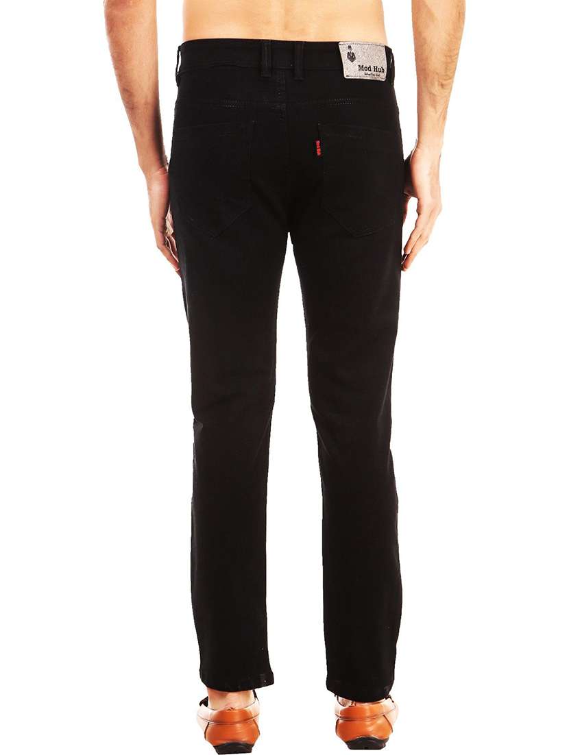 men slash knee mid rise full length jeans - 22343675 -  Standard Image - 3