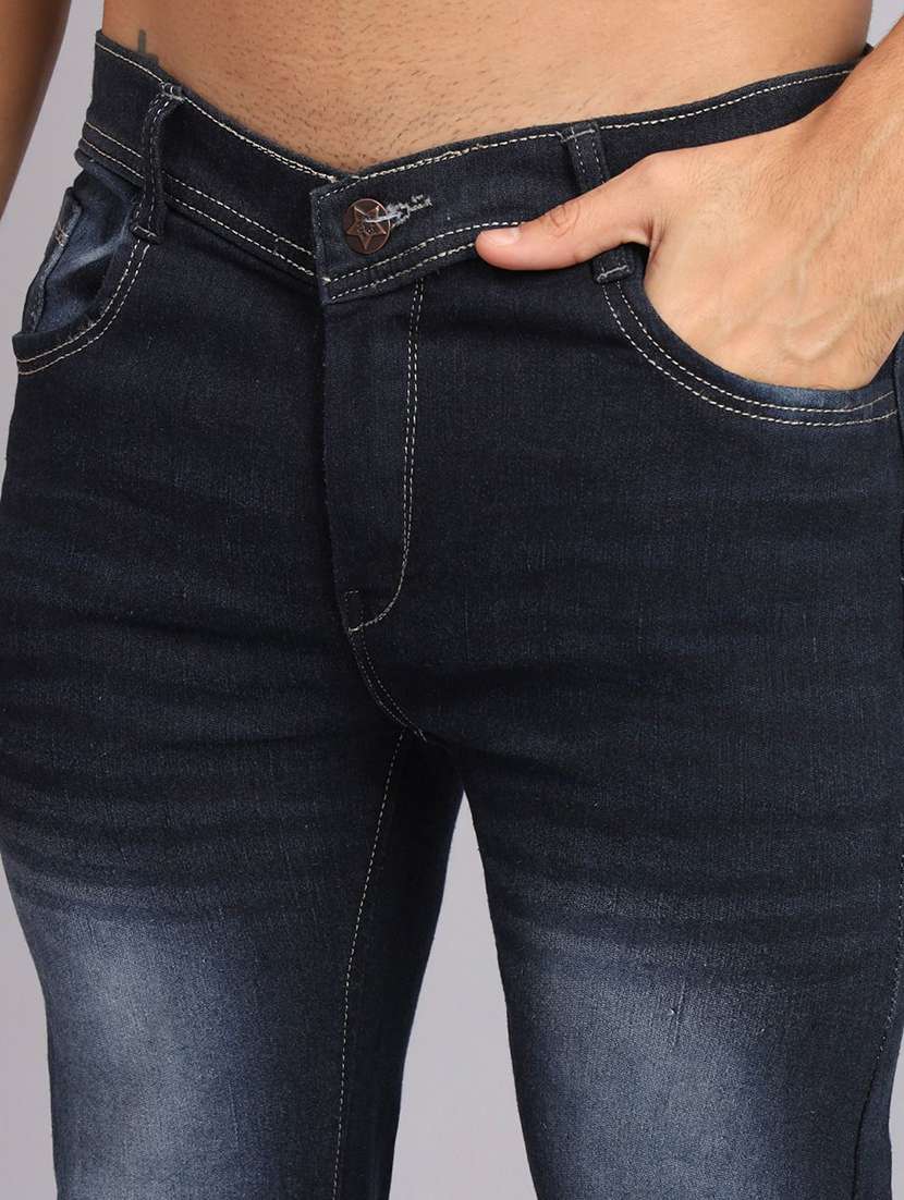 men washed mid rise full length jeans - 22343782 -  Standard Image - 3