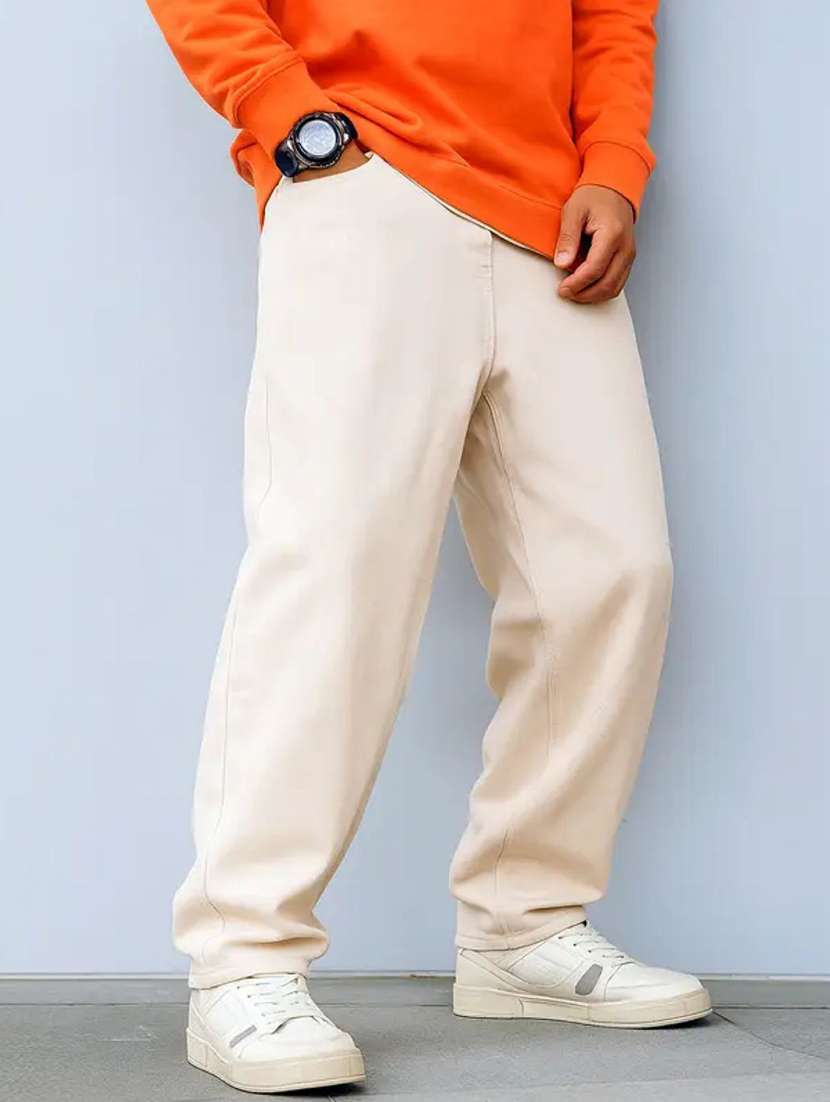 men palin mid rise full length denim jeans