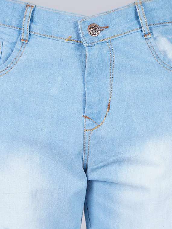 men washed mid rise denim cargo - 22344120 -  Standard Image - 3