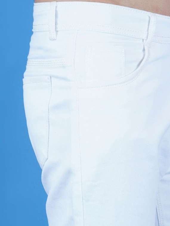 men plain mid rise full length jeans - 22344766 -  Standard Image - 3