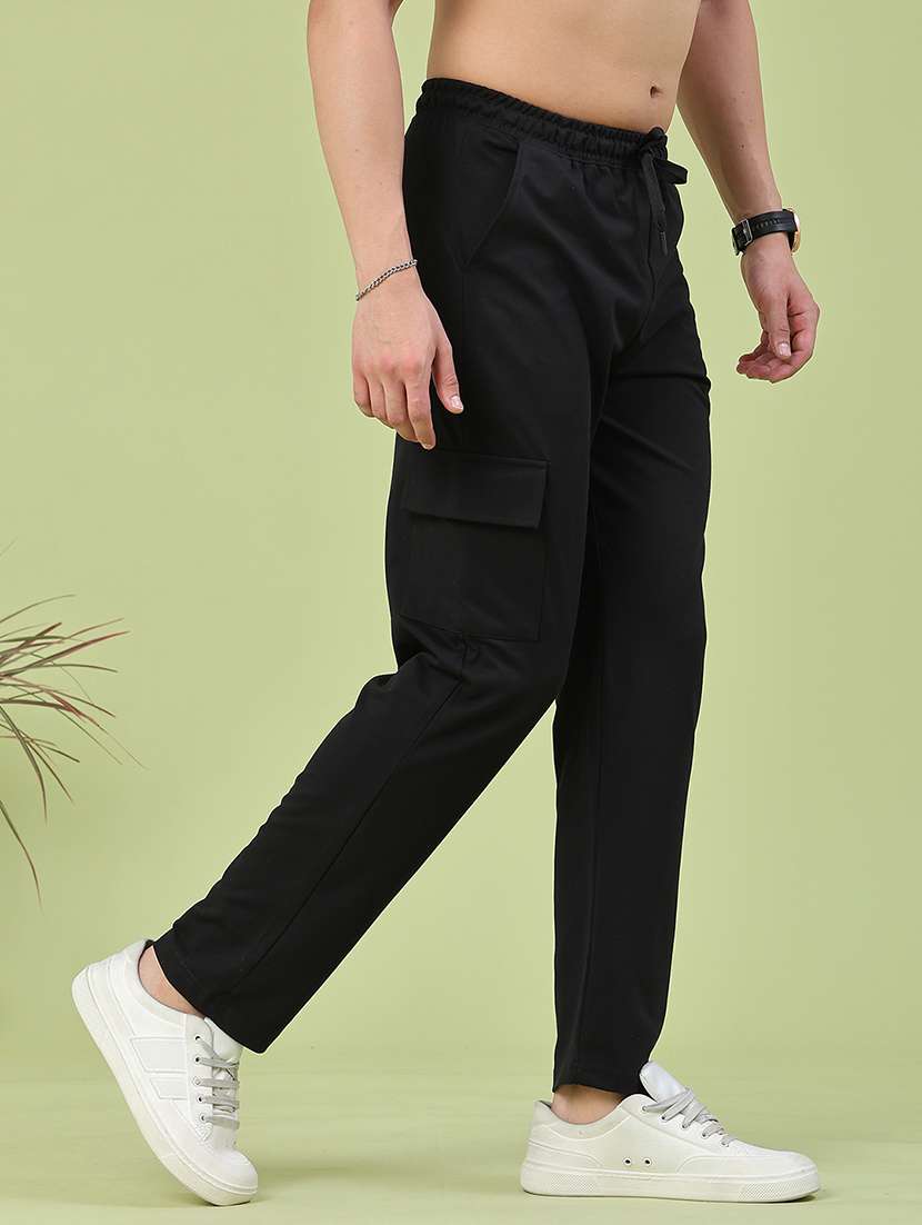 men solid mid rise cargo pant - 22345120 -  Standard Image - 3