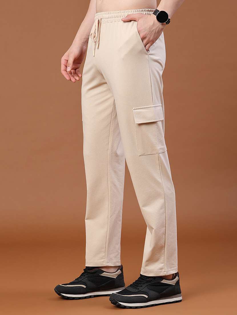 men solid mid rise cargo pant - 22345121 -  Standard Image - 3