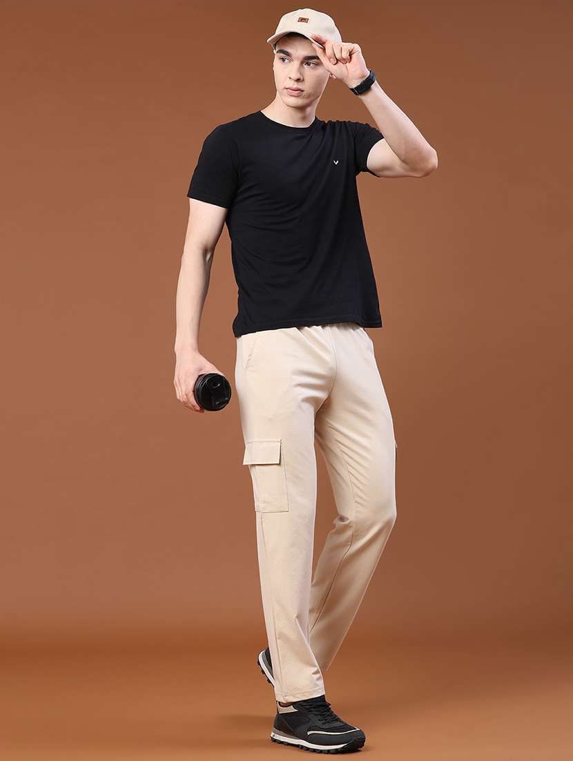 men solid mid rise cargo pant - 22345121 -  Standard Image - 5