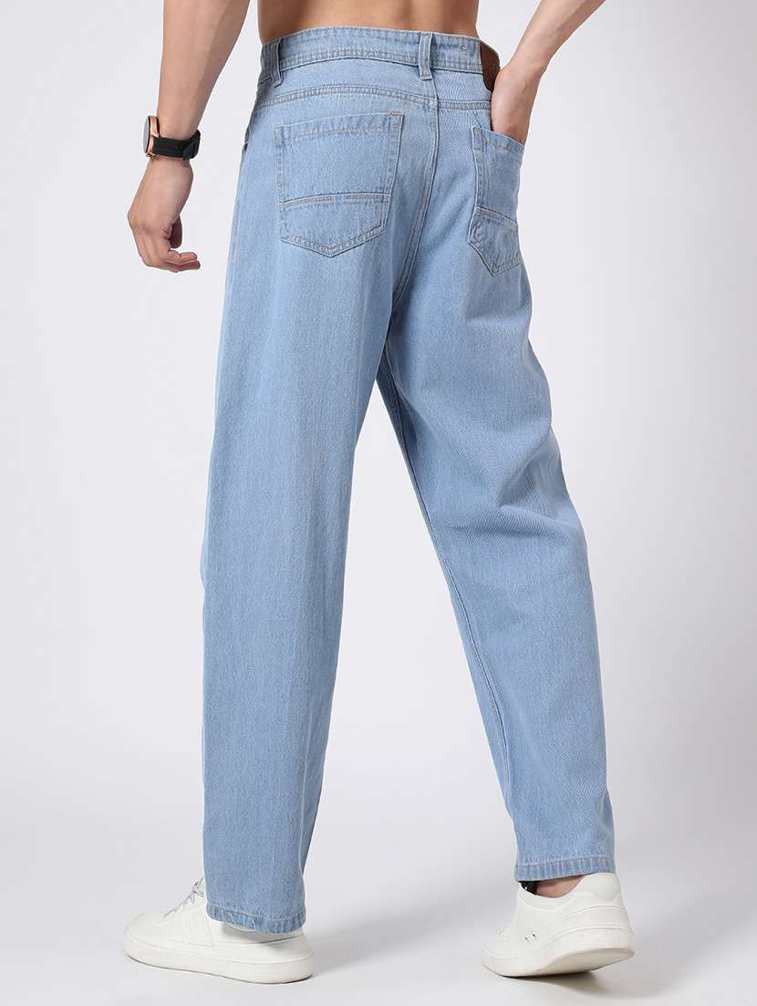men blue cotton jean - 22345606 -  Standard Image - 3