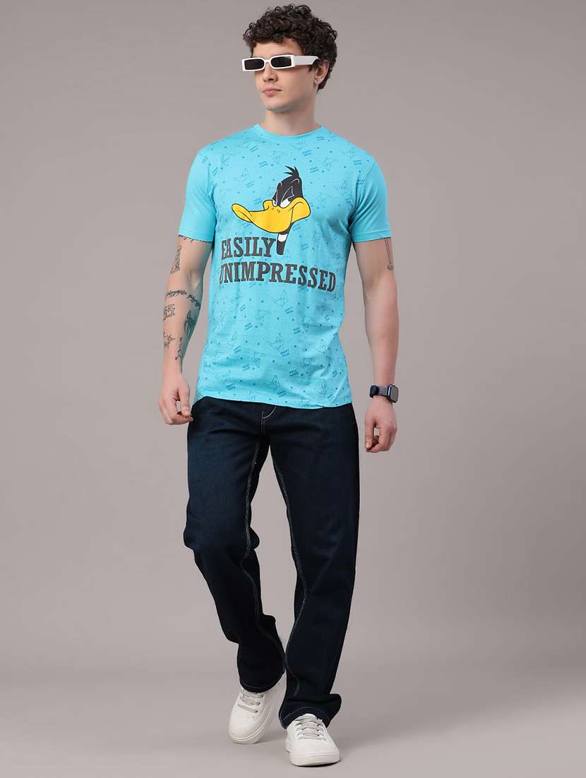 men plain mid rise full length relaxed fit jeans - 22345610 -  Standard Image - 5