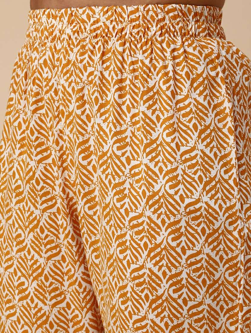 yellow rayon coord set - 22345675 -  Standard Image - 5