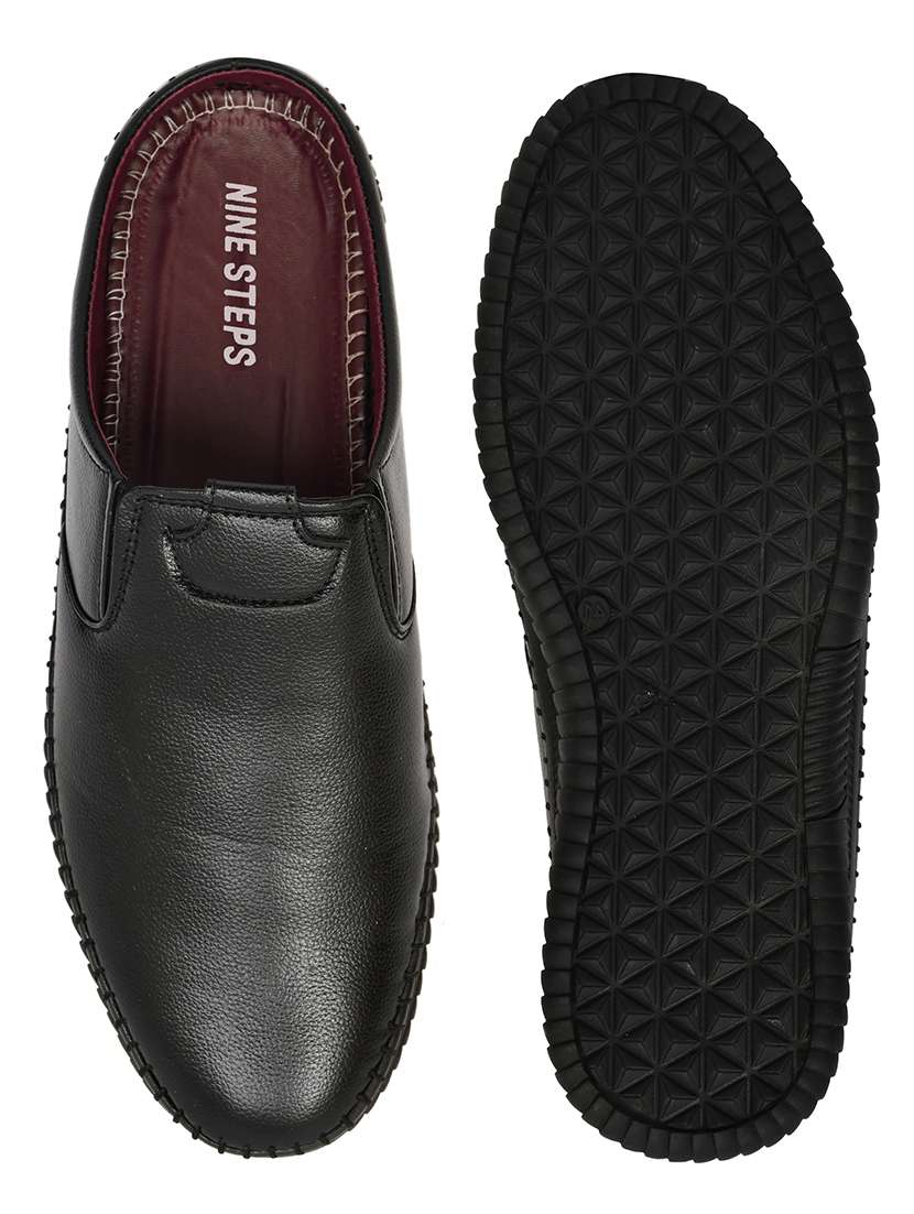 men solid slip on mule - 22345763 -  Standard Image - 3