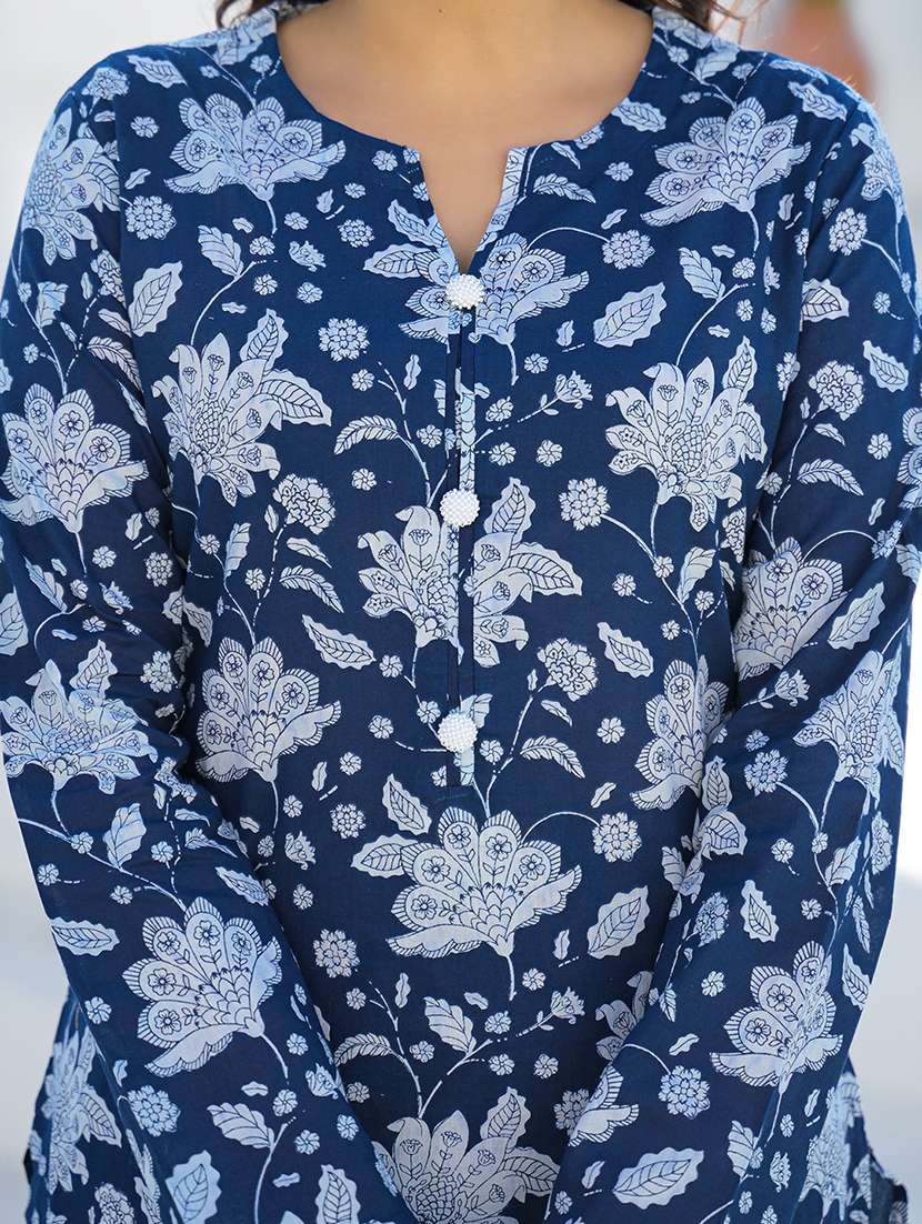 women floral long sleeve kurta salwar set - 22345783 -  Standard Image - 5