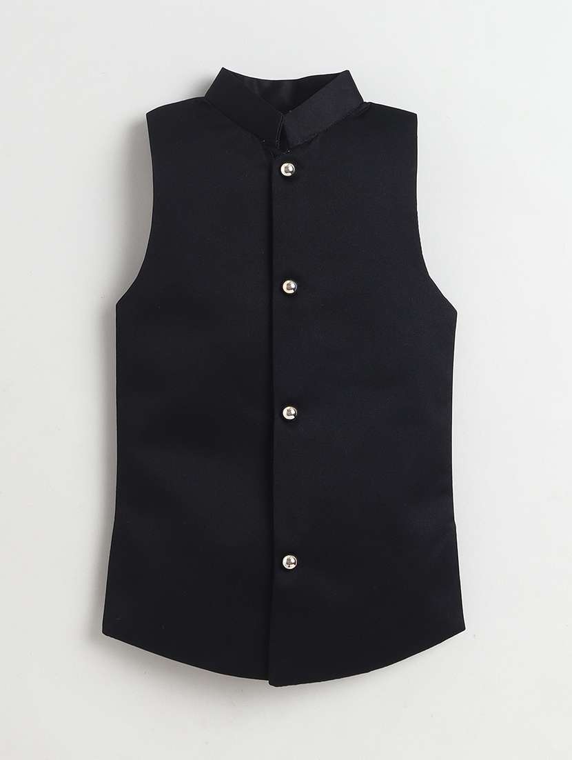 boys embroidered long sleeve sherwani set - 22345911 -  Standard Image - 3