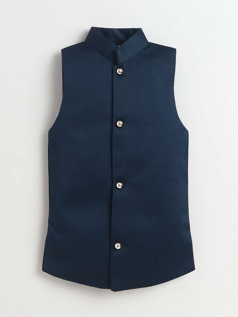 boys embroidered long sleeve sherwani set - 22345912 -  Standard Image - 3