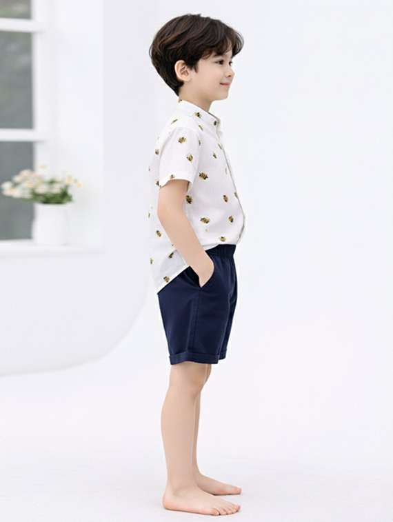 boys printed shirt and shorts set - 22345952 -  Standard Image - 3