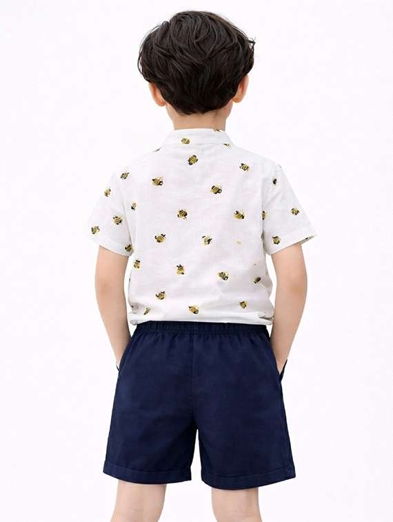 boys printed shirt and shorts set - 22345952 -  Standard Image - 5