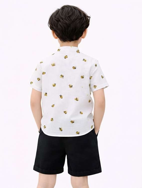 boys printed shirt and shorts set - 22345952 -  Standard Image - 8
