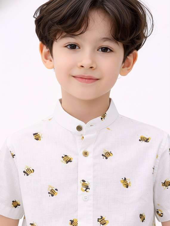 boys printed shirt and shorts set - 22345955 -  Standard Image - 5