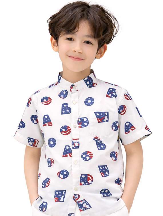 boys printed shirt and shorts set - 22345962 -  Standard Image - 5