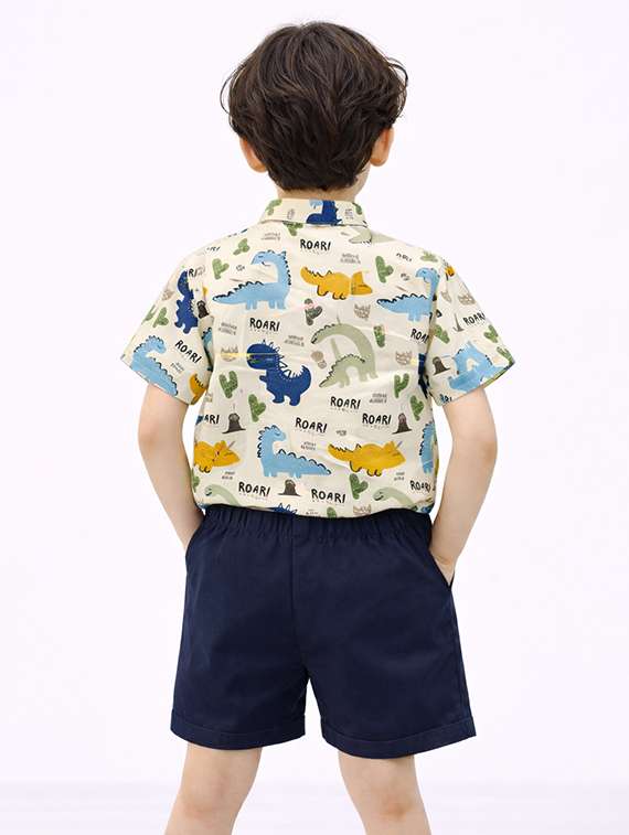 boys printed shirt and shorts set - 22346000 -  Standard Image - 3