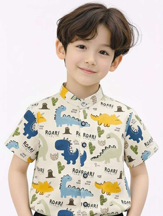 boys printed shirt and shorts set - 22346000 -  Standard Image - 5