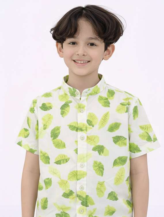 boys printed shirt and shorts set - 22346034 -  Standard Image - 5