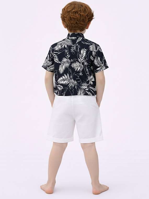 boys printed shirt and shorts set - 22346042 -  Standard Image - 3
