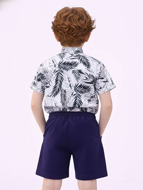 boys printed shirt and shorts set - 22346044 -  Standard Image - 3